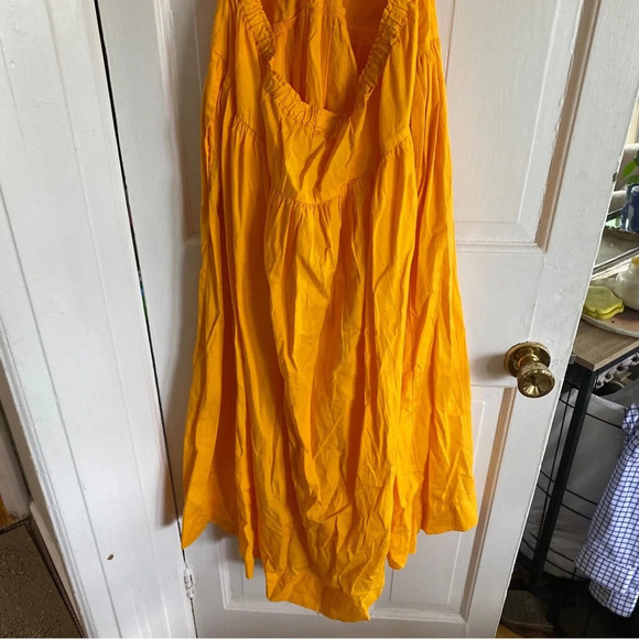 Free People moonlight midi size Large Bright Orange - Picture 8 of 8